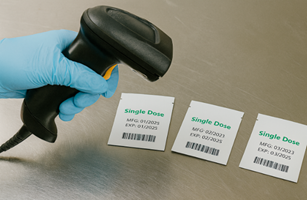 Consistency checks for per-strip dosing and pouch labeling